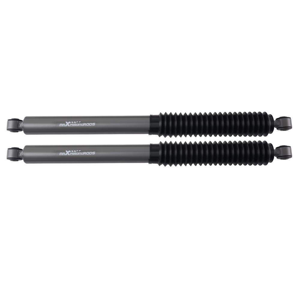 2 Front Lift Kit compatible for Ford F-150 2021-2025 Shocks Spacers Blocks U-Bolts
