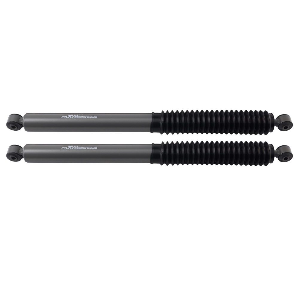 2 Front Lift Kit compatible for Ford F-150 2021-2025 Shocks Spacers Blocks U-Bolts