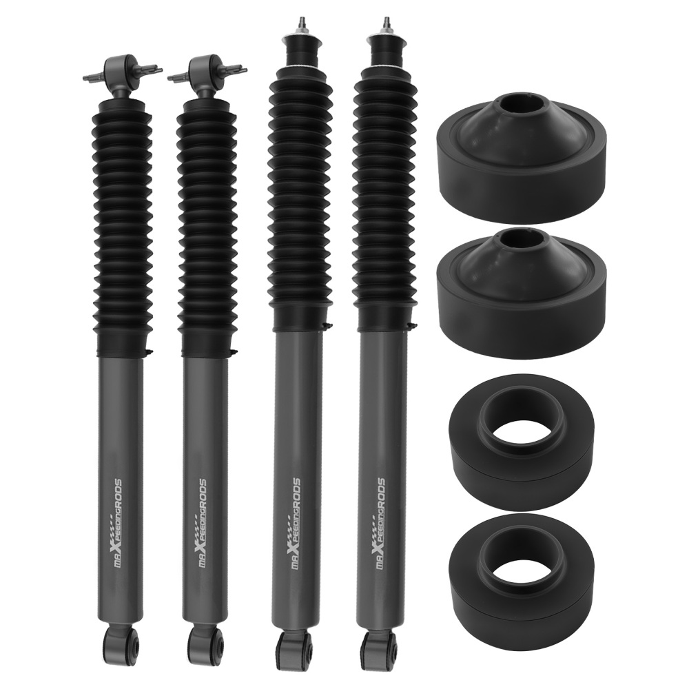 1.75 Front Rear Lift Kit compatible for Jeep Wrangler JK 2007-2018 G1 ShocksHardware
