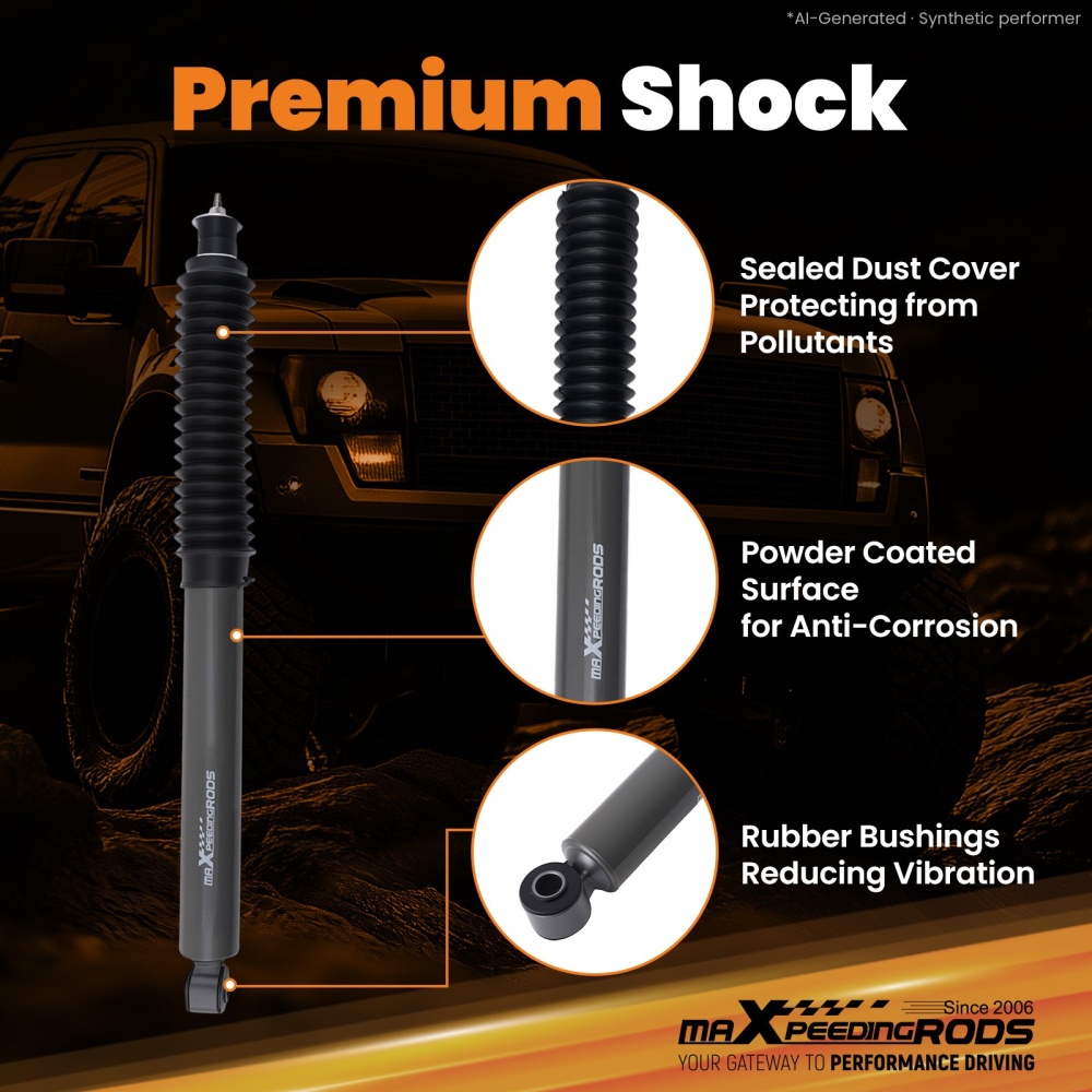 1.75 Front Rear Lift Kit compatible for Jeep Wrangler JK 2007-2018 G1 ShocksHardware