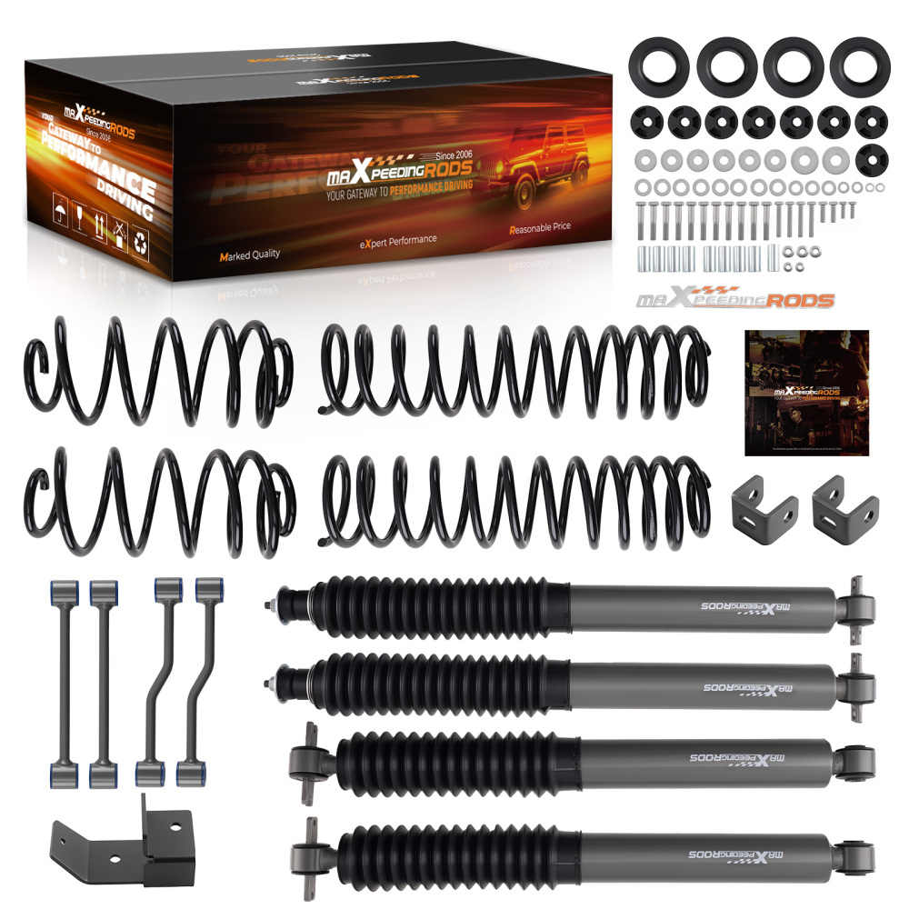 maXpeedingrods 3.25 Lift Kit compatible for Jeep Wrangler/Rubicon/Unlimited 4WD 2003-2006