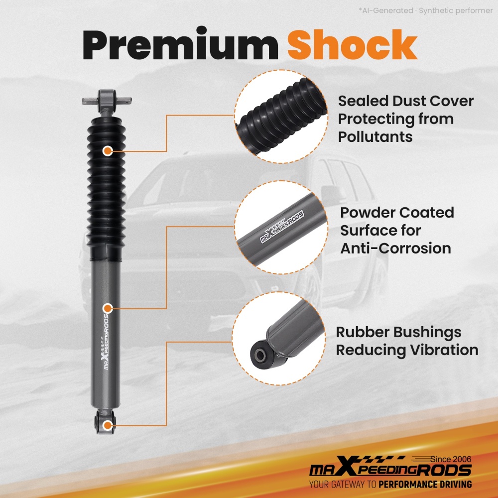 2.5 Suspension Lift Kit compatible for Jeep Wrangler/Unlimited/Rubicon 4WD 1997-2006