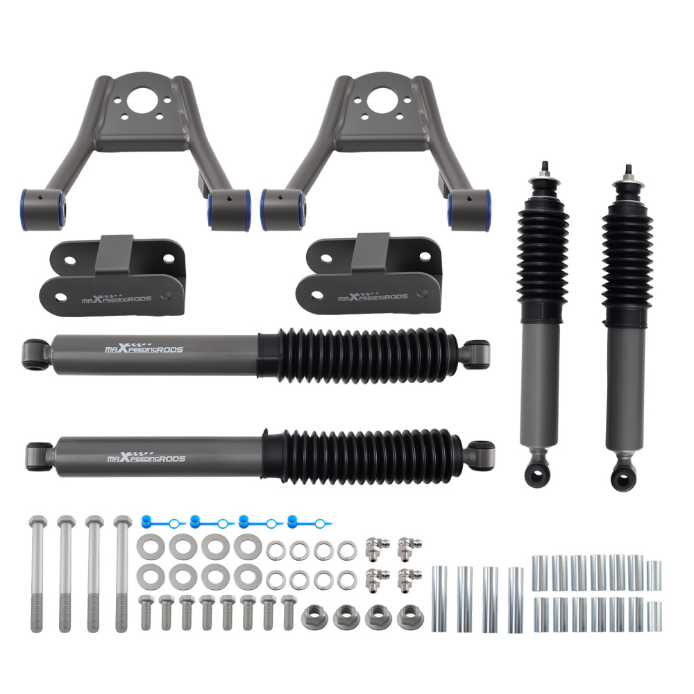 1.5-2 Lift Shock Kit compatible for Nissan D21 Hardbody 4WD 1986-1997 w/ ShocksArms