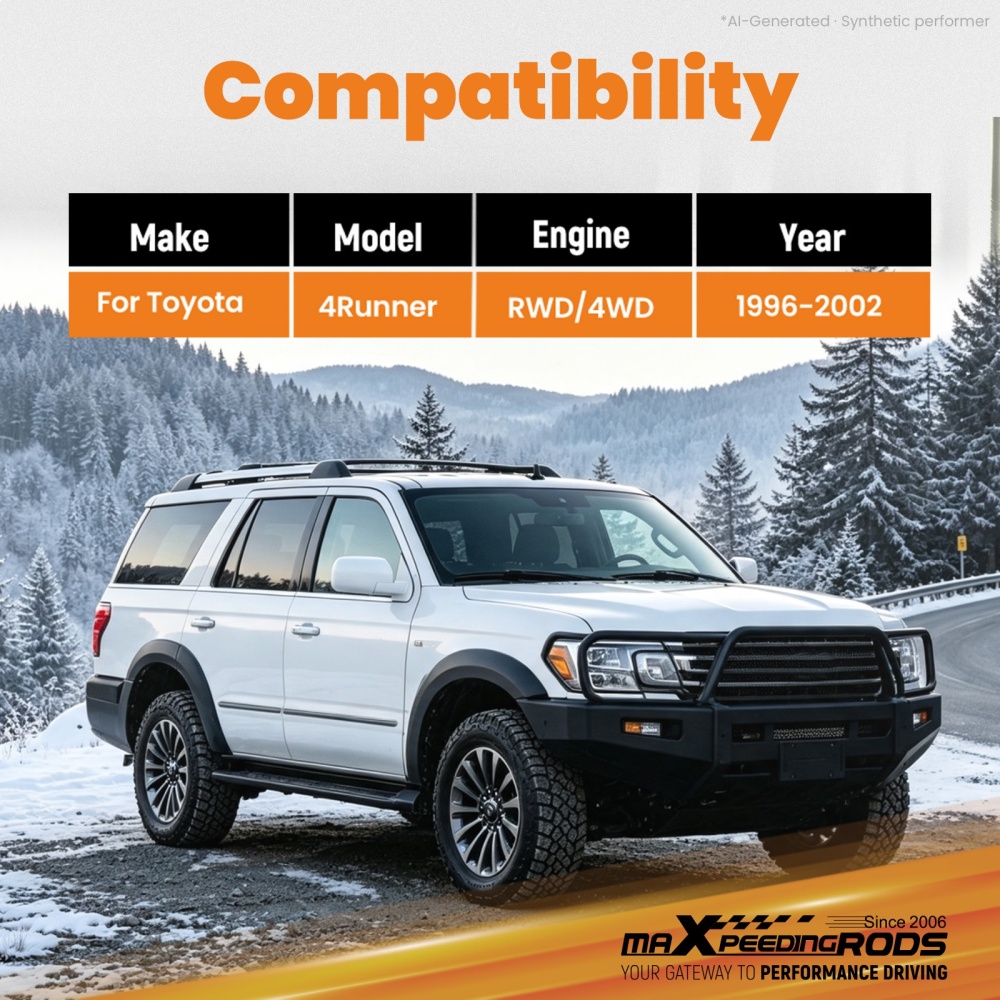 3 Front/Rear Lift Kit compatible for Toyota 4Runner RWD/4WD 1996-2002 Suspension G1 Series