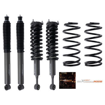 2 Lift Shock Kit compatible for Toyota 4Runner 4WD 2010-2024 with Rear Coil Springs
