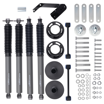 2.5 Front Rear Lift Kit compatible for Jeep Wrangler JK/Unlimited 2007-2018 w/Shocks