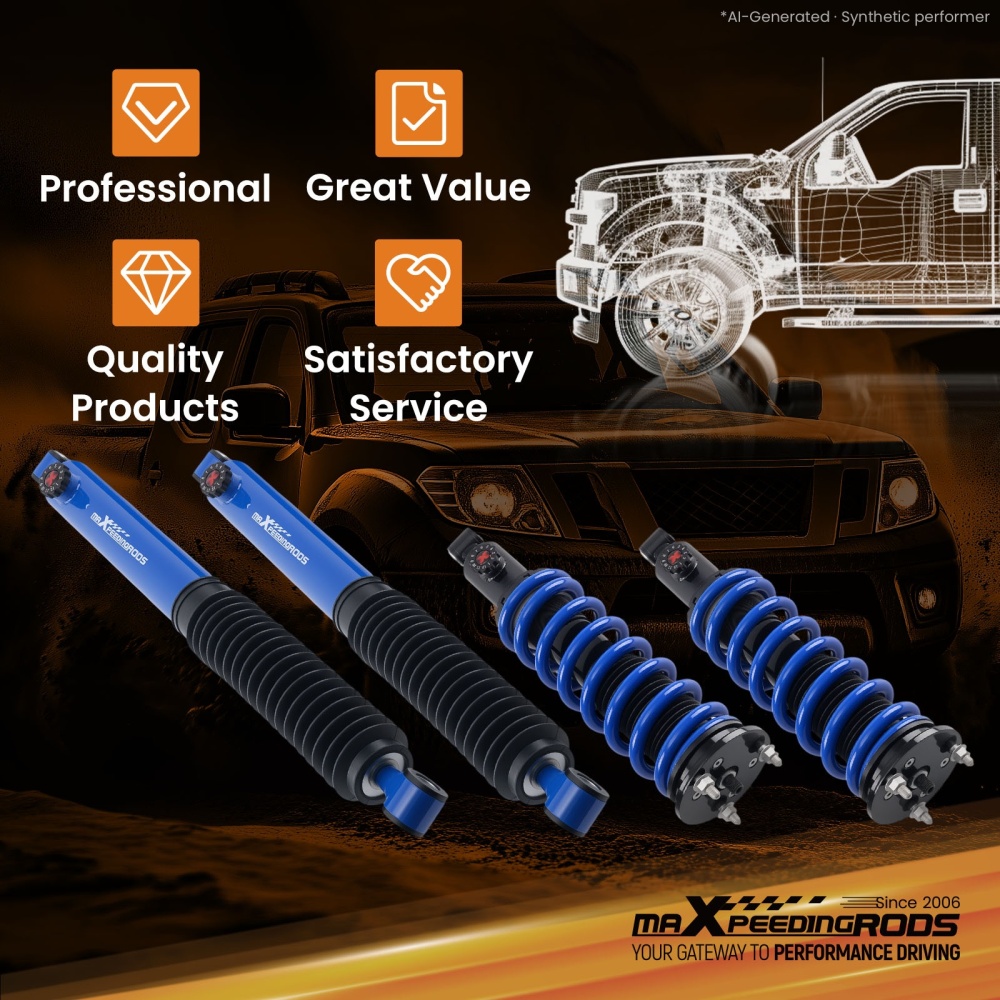 Front Leveling Strut 2.5-3.5 Lift Kit compatible for Nissan Frontier 4WD 2005-2026