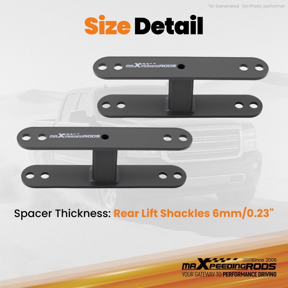 Lift Kit 2.5in Front 1.5in Rear compatible for Chevy Colorado/GMC Canyon 2WD 2004-2012