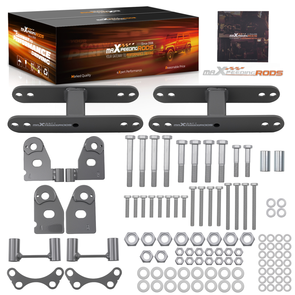 Lift Kit 2.5in Front 1.5in Rear compatible for Chevy Colorado/GMC Canyon 2WD 2004-2012