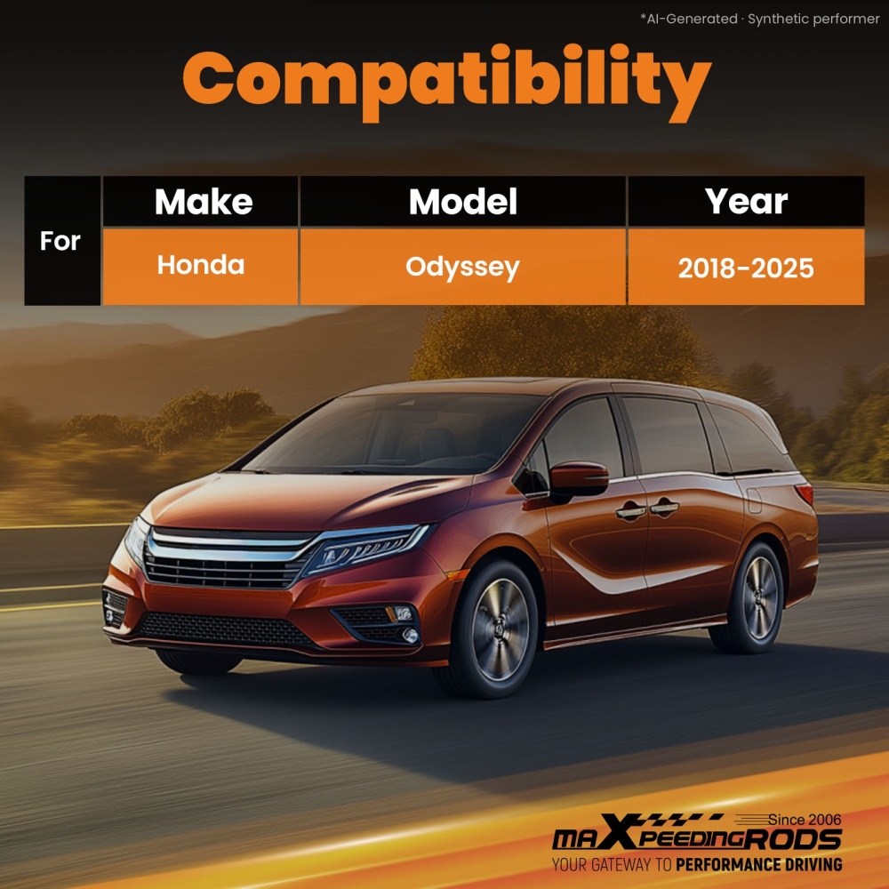 2 Inch Front Rear Lift Kit compatible for Honda Odyssey 2018-2024 Spacers w/ Links
