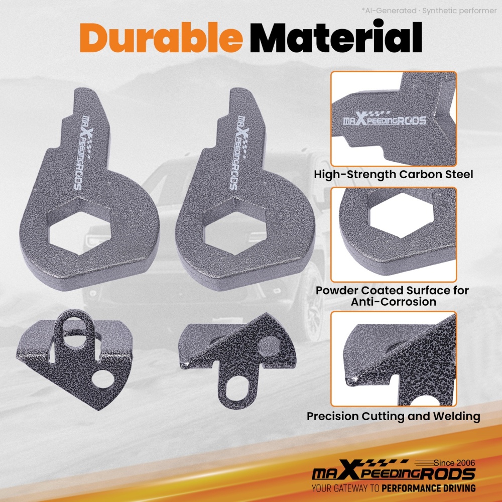 3 Inch Front Rear Leveling Kit compatible for Dodge Ram 1500 4WD 2002-2005 Lift Block