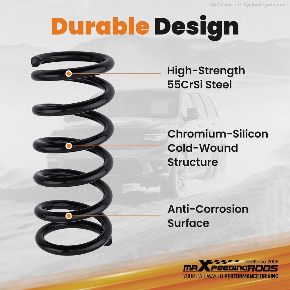 3 Front Suspension Coil Spring Lift compatible for Dodge Ram D250/D350 1972-1993 2WD