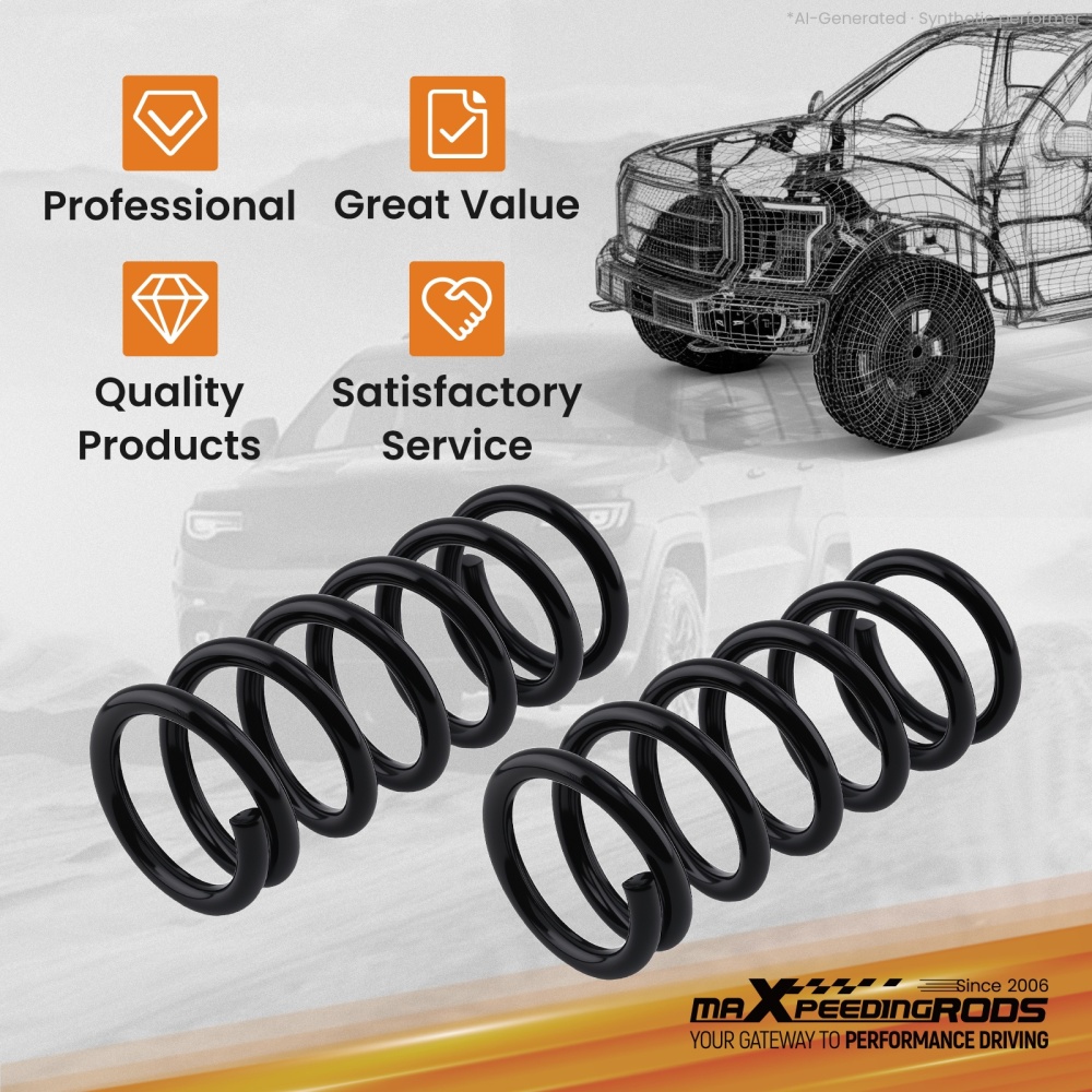 3 Front Suspension Coil Spring Lift compatible for Dodge Ram D250/D350 1972-1993 2WD