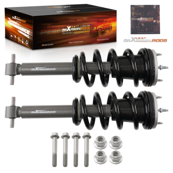 2 Front Lift Strut compatible for GMC Sierra 1500 2019-2026 2WD Gas Shock Kit