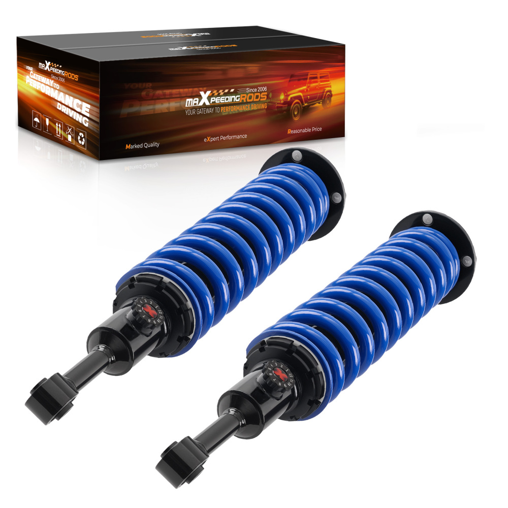 Front Lift Strut 3-3.5 compatible for Toyota Tundra 07-21 2WD 4WD 12-Level Rebound Tunable