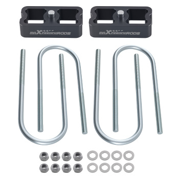 1 Inch Rear Lowering Block compatible for Chevrolet Colorado/Canyon 04-12 2WD Billet