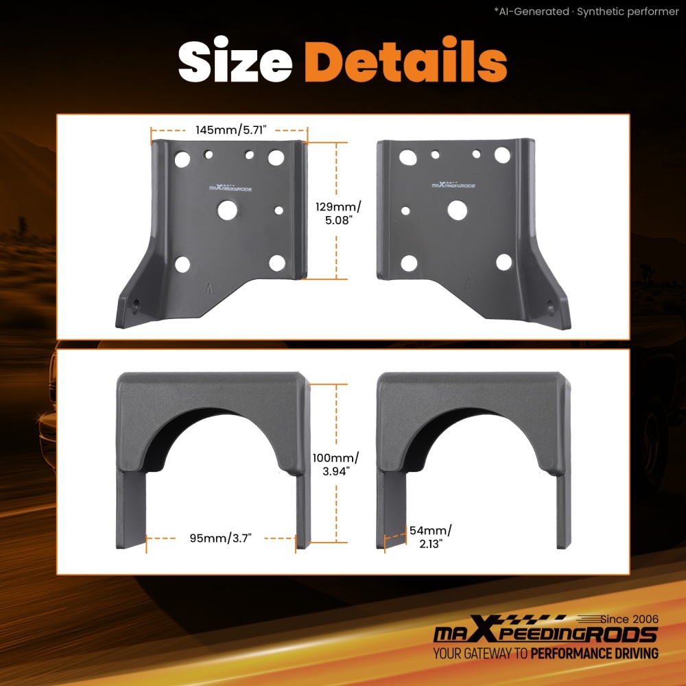 6 Axle Flip Kit Rear compatible for Dodge D100 D150 1972-1993 2 Wheel Drive