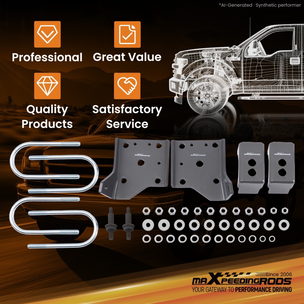 6 Axle Flip Kit Rear compatible for Dodge D100 D150 1972-1993 2 Wheel Drive