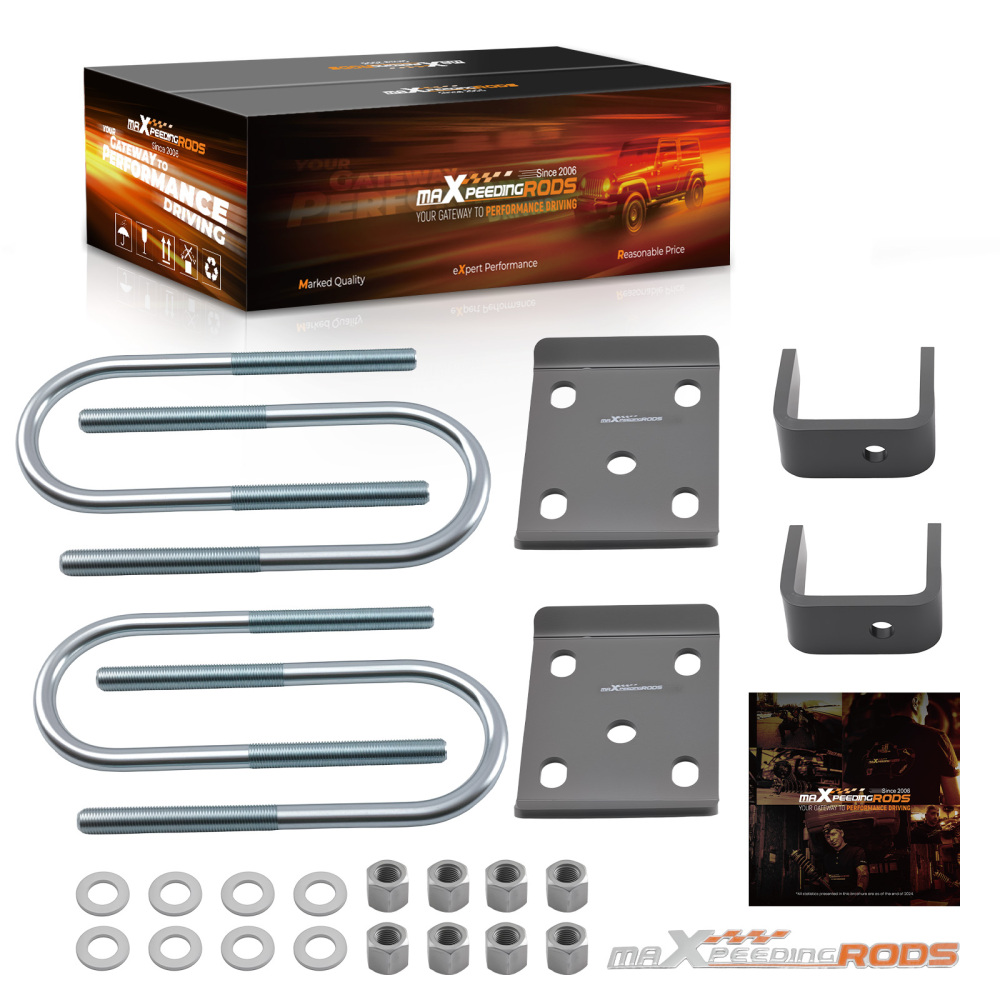 6 Inch Axle Flip Kit Rear compatible for Dodge Ram 1500 1994-2001 Lowering Steel Plate