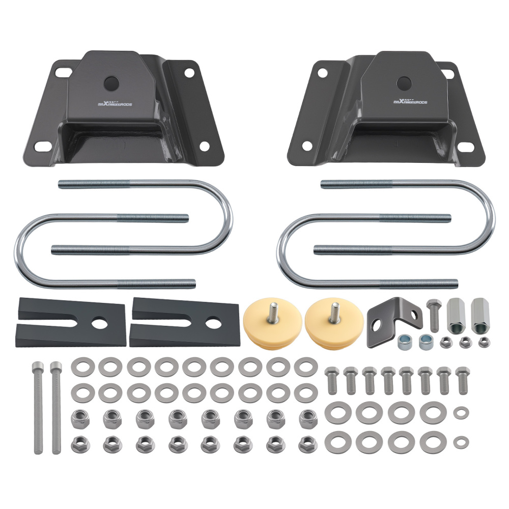 2 Kit Rear compatible for Ford F-150 compatible for Harley Davidson 1997-2003 Lowering Drop Hanger