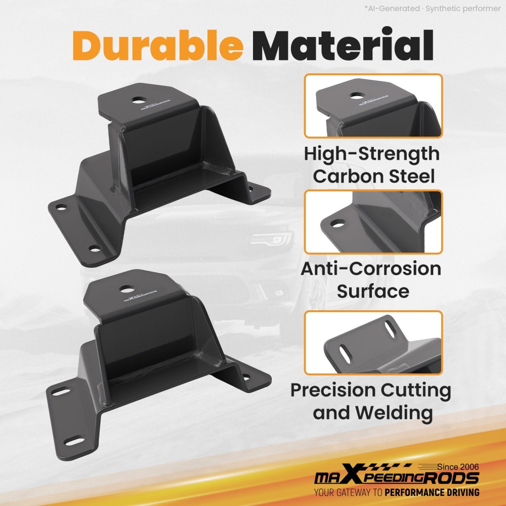 2 Kit Rear compatible for Ford F-150 compatible for Harley Davidson 1997-2003 Lowering Drop Hanger