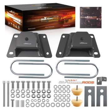 2 Kit Rear compatible for Ford F-150 compatible for Harley Davidson 1997-2003 Lowering Drop Hanger