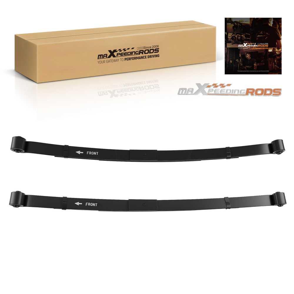 3 Rear Lowering Leaf Springs compatible for Chevy S10 Blazer compatible for GMC Jimmy 95-97 2WD