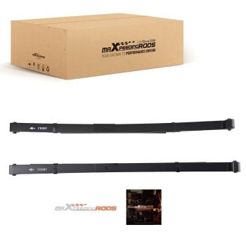 2 Drop Lowering Rear Leaf Springs compatible for Dodge Durango 2WD 1998-2003 Steel