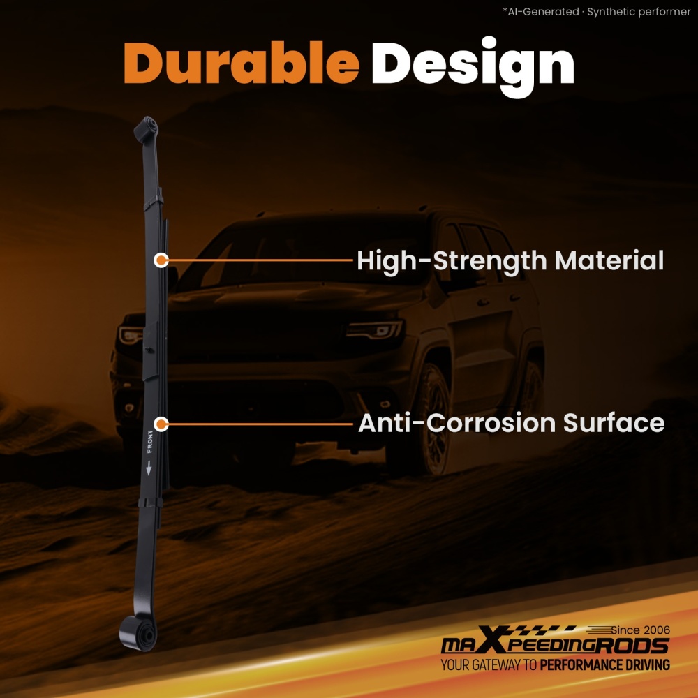 4 Leaf Spring Rear Lowering compatible for Ford Ranger/Mazda B2300/B3000 1993-1997 2WD