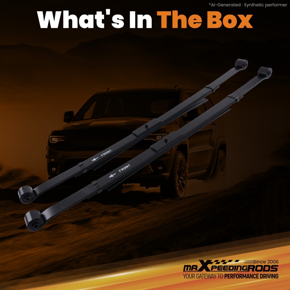 4 Leaf Spring Rear Lowering compatible for Ford Ranger/Mazda B2300/B3000 1993-1997 2WD
