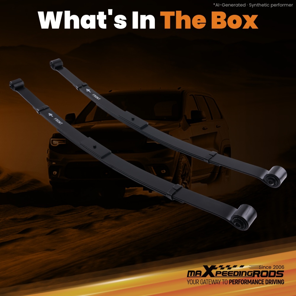 3 Drop Rear Leaf Spring for S10 S15 Blazer Jimmy Sonoma 1982-2004 2WD