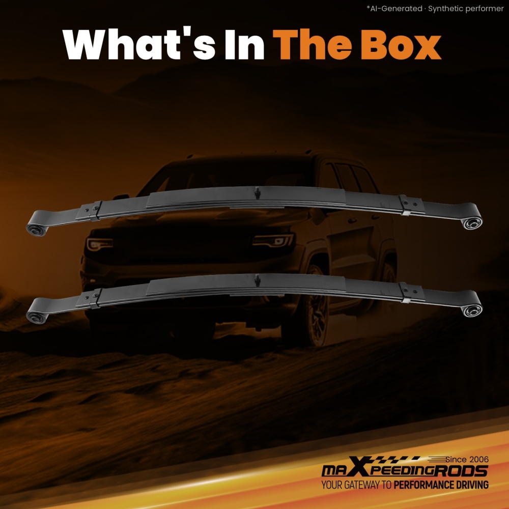3 Rear Leaf Spring Lowering Kit compatible for GM S-Series Blazer/Jimmy 1998-2005
