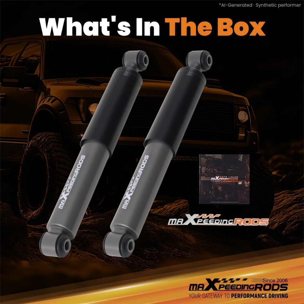Front Lowering Shock for 1982-2004 compatible for Chevy S10 compatible for GMC S15 4WD 1-3 Nitrogen