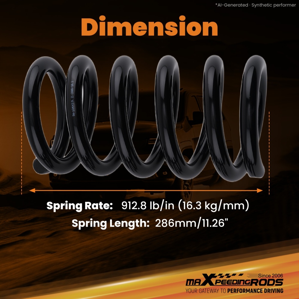2 Drop Coil Springs Front compatible for GMC S15 Jimmy 1983-1997 6cyl Lowering Kit
