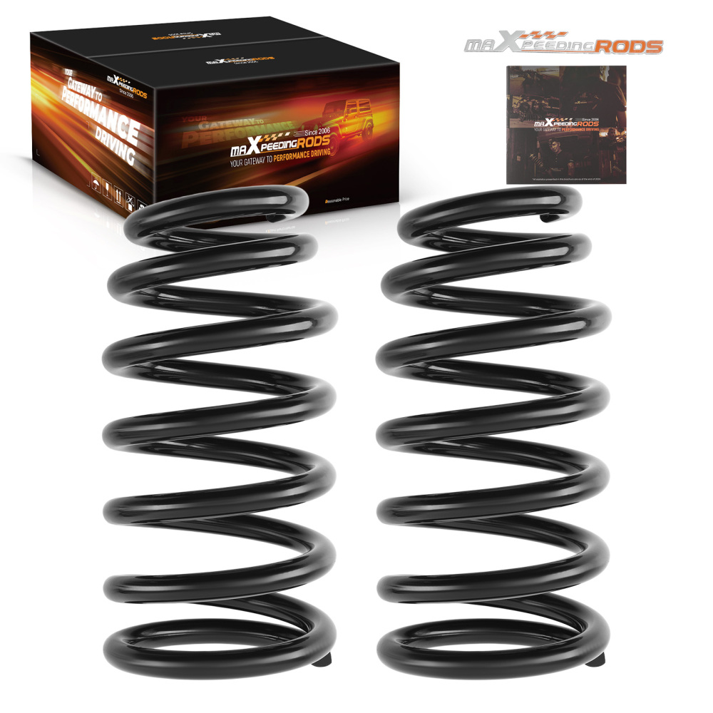 3 Coil Springs Lowering Front compatible for Toyota Tacoma 2005-2015 4cyl 2WD Drop Pair