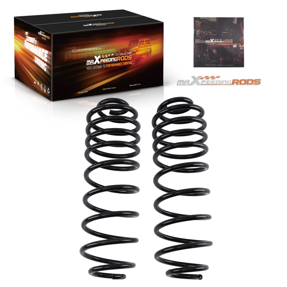 3 Rear Coil Lowering Springs compatible for Chevy Trailblazer/Compatible for GMC Envoy 2002-2009 Pair