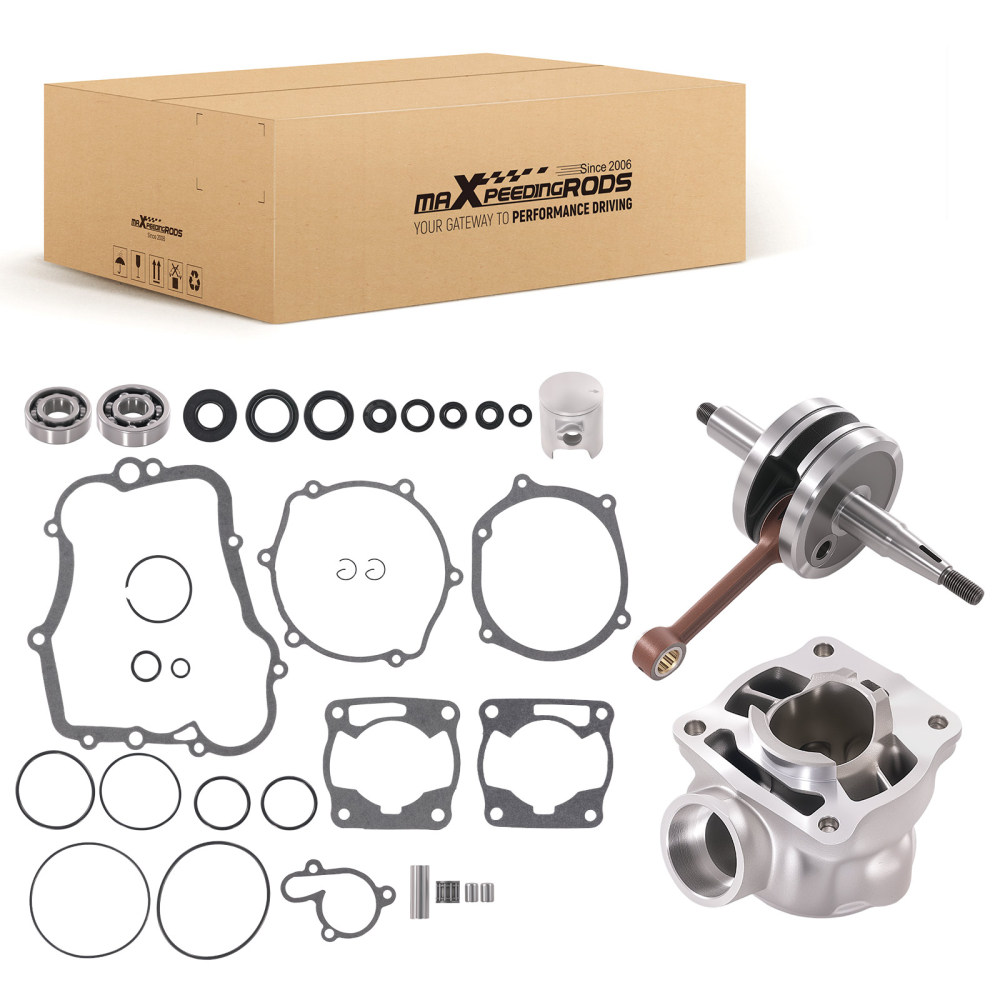 Engine Cylinder Piston Crankshaft Top End Kit compatible for Yamaha YZ85 YZ 85 2002-2014