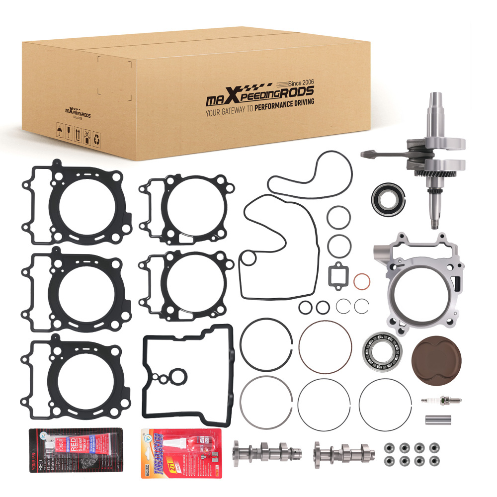 Engine Rebuild Kit Crankshaft Cylinder2 Camshafts compatible for Polaris 570 2204729