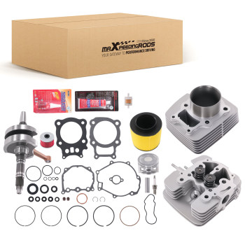 350cc Cylinder Piston Crankshaft Kit compatible for Honda TRX 350 Rancher 2000-2006