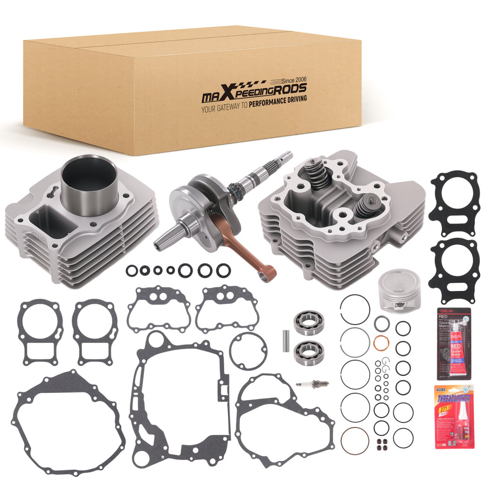 Engine Rebuild Kit compatible for Honda TRX250 Sportrax Recon 250 02-2014 12100-HN6-000