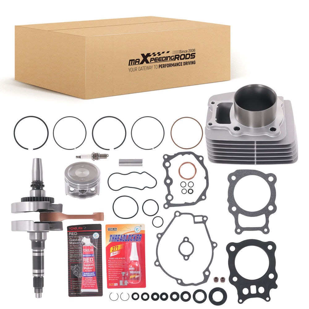 Crankshaft Cylinder Piston Kit compatible for Honda FourTrax Rancher 350 2000-2006 329cc