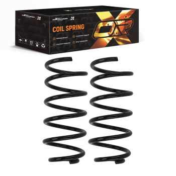 2x Coil Spring Rear Suspension compatible for Opel Corsa D 2006-2014 93188900 55CrSi Black