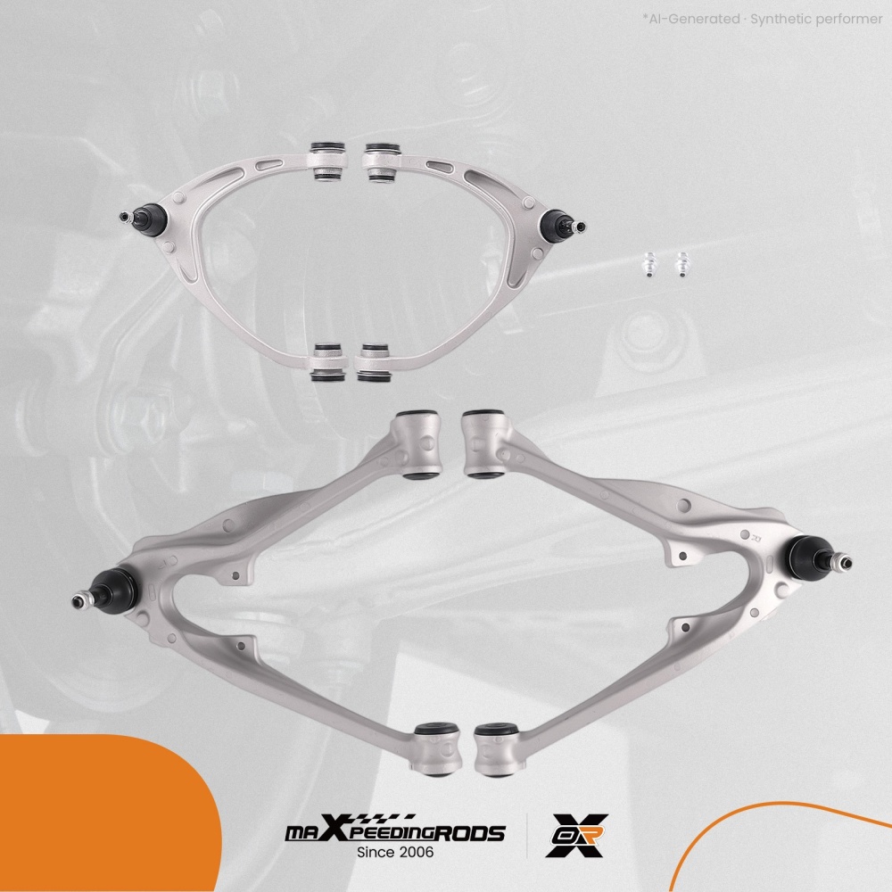 Upper Lower Aluminum Control Arms For 2014-2016 compatible for Chevy Silverado GMC Sierra 1500