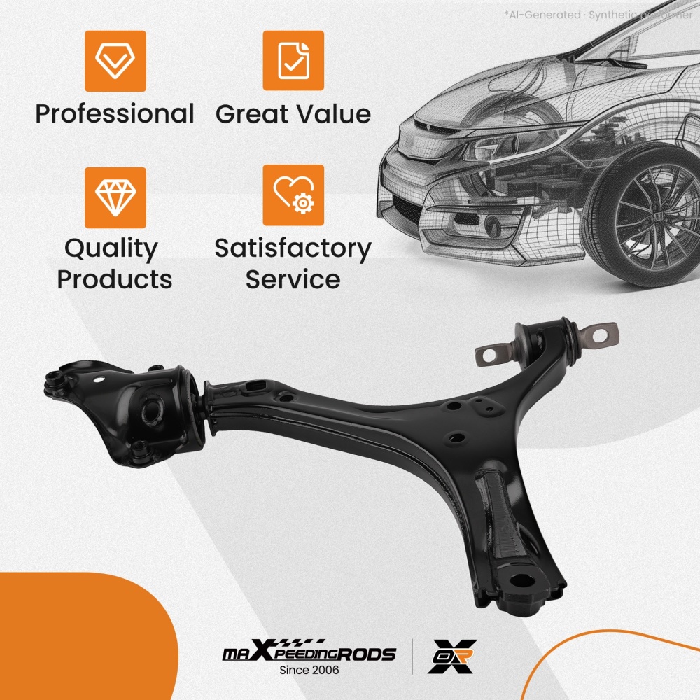 1x Front Left Lower Control Arm For 2013-2017 compatible for Honda Accord 2015 - 2020 compatible for Acura TLX