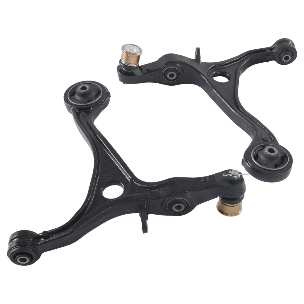 4pcs Front Lower Control Arms + Lower Ball Joints for 2004 2005 2006 compatible for Acura TL