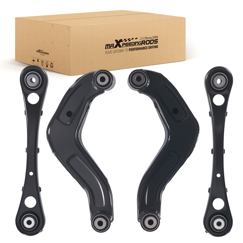 4x Bras De Suspension Supérieurs Arrière compatible pour Audi A4 8E0501529F 8E0501529G