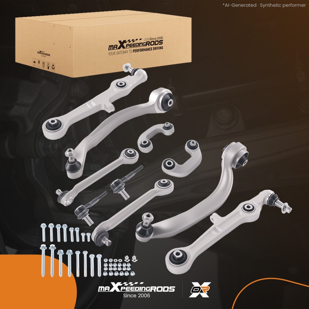 12PC Suspension Control Arm compatible for Audi A4 8EC 8ED compatible for Seat Exeo 2004-2013