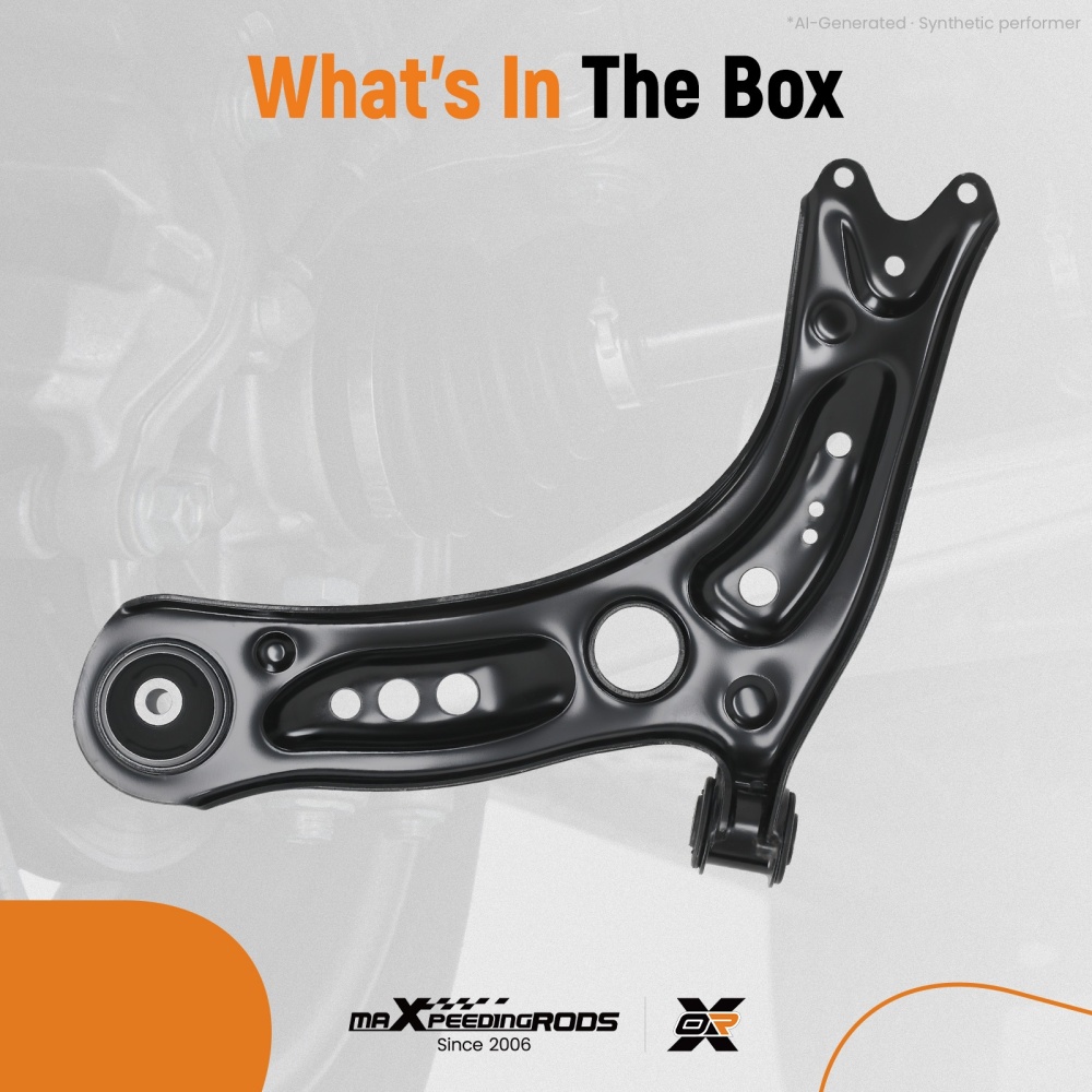 1X FRONT LOWER RIGHT CONTROL ARM WISHBONE compatible for AUDI A3 compatible for SKODA OCTAVIA 3 compatible for VW GOLF 7