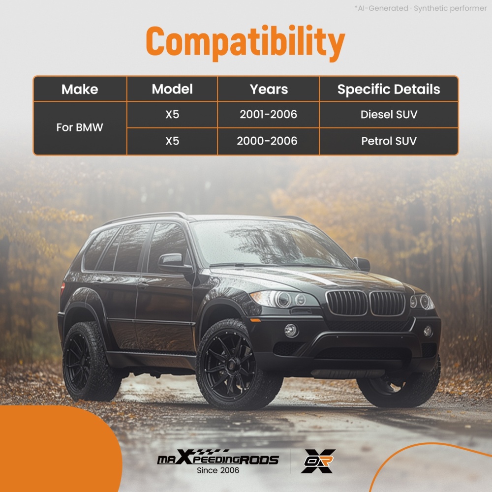 Control Arm Front Right Lower compatible for BMW X5 2000-2006 31126760276 6760276
