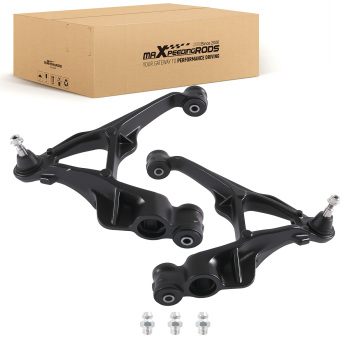 Front Lower Control Arms w/Ball Joints for 2011-19 compatible for Silverado Sierra 2500 3500 HD